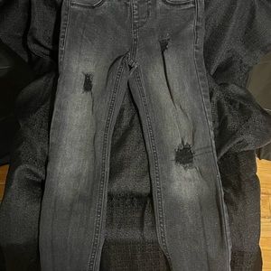 Kids black jeans girls